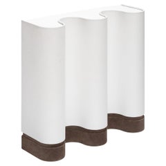 Lámpara de pared de cuero Francesco Balzano para Giobagnara Lámpara de pared Osículo Triple