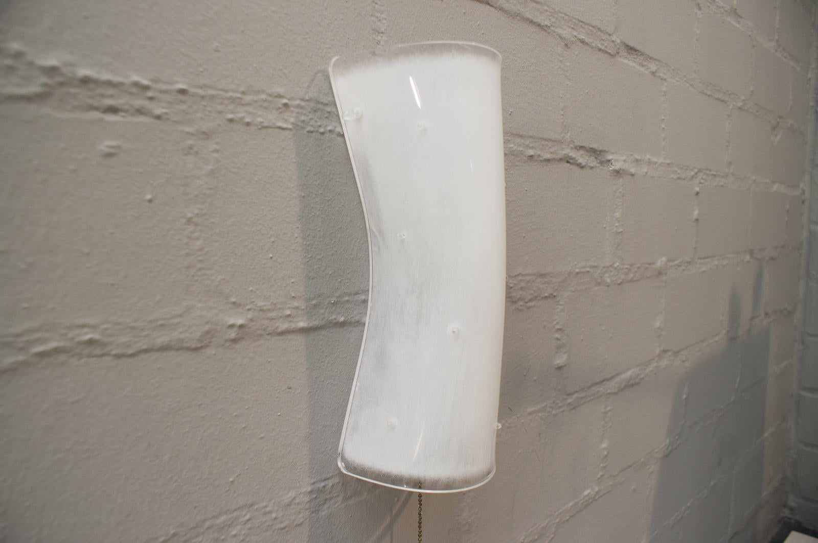 Mid-Century Modern Wall Lamp Made of Plexiglas by Hanns Hoffmann-Lederer for Heinz Hecht, 1950s For Sale