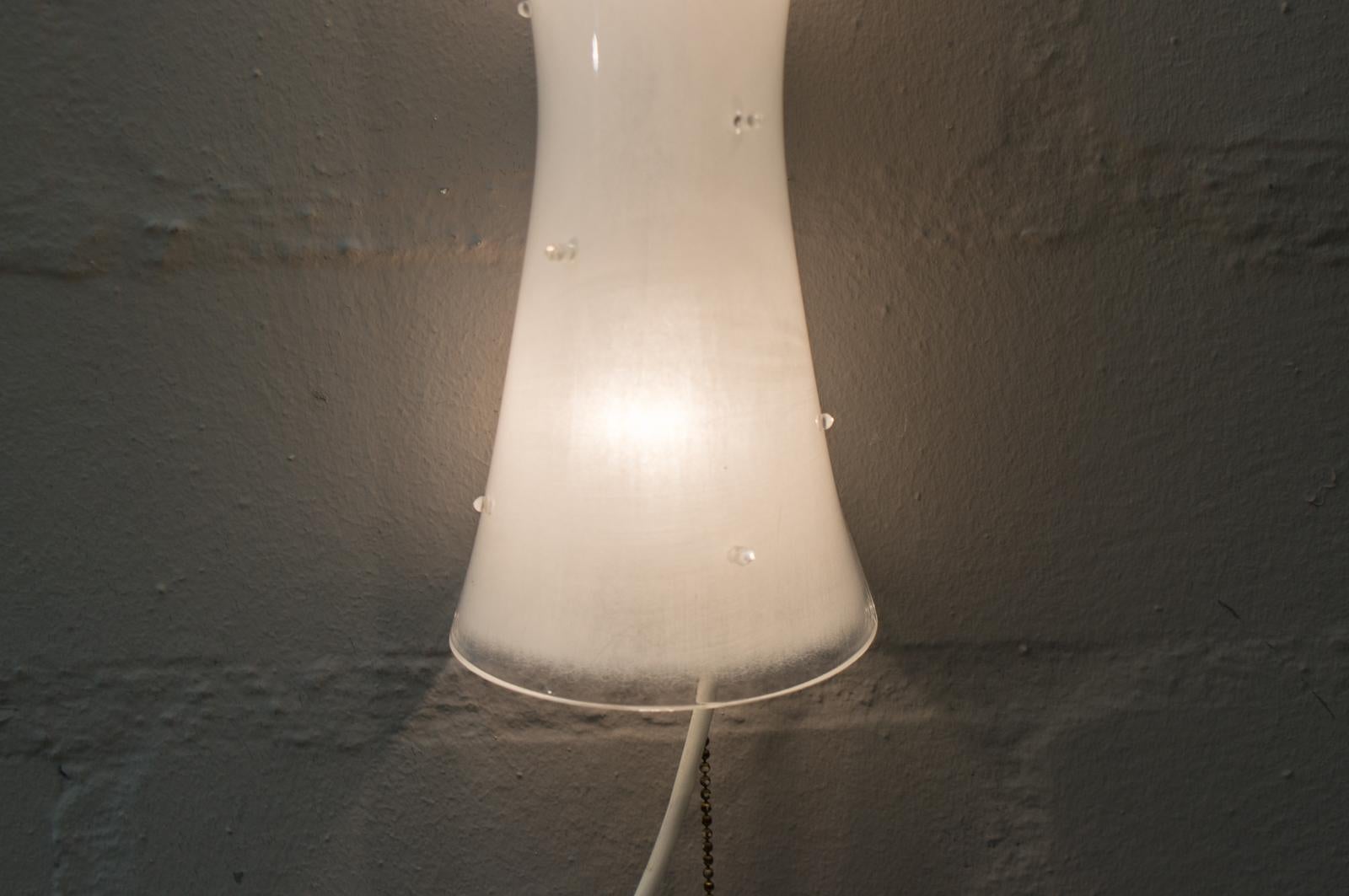 Plexiglass Wall Lamp Made of Plexiglas by Hanns Hoffmann-Lederer for Heinz Hecht, 1950s For Sale