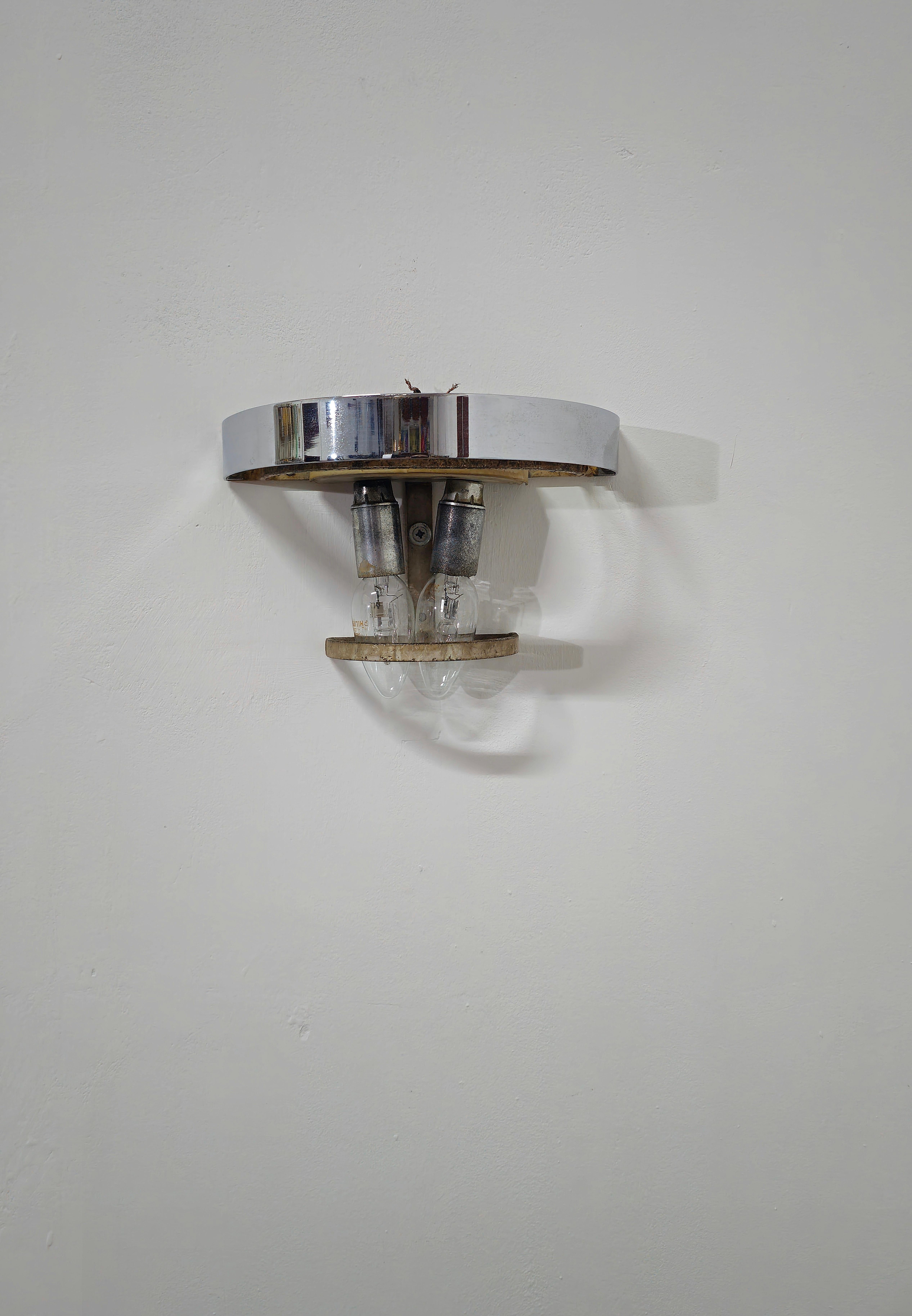 Lampe murale Maestri Muranesi Mid-Century Italy 1970s Murano Glass en vente 5