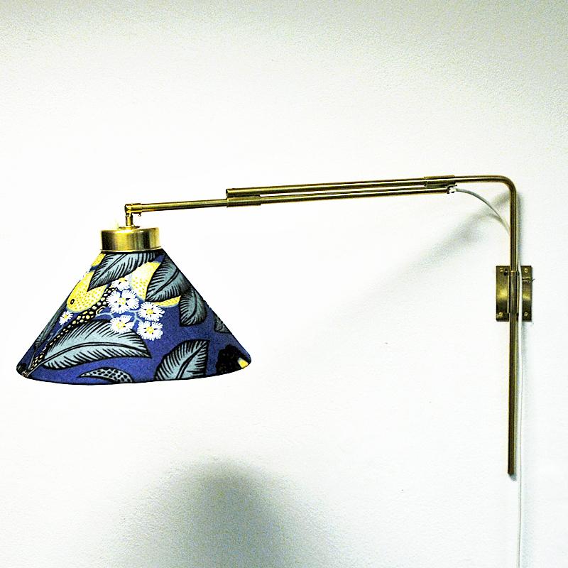 Swedish Wall Lamp Model 2582 by Josef Frank for Svenskt Tenn, Sweden, 1950s