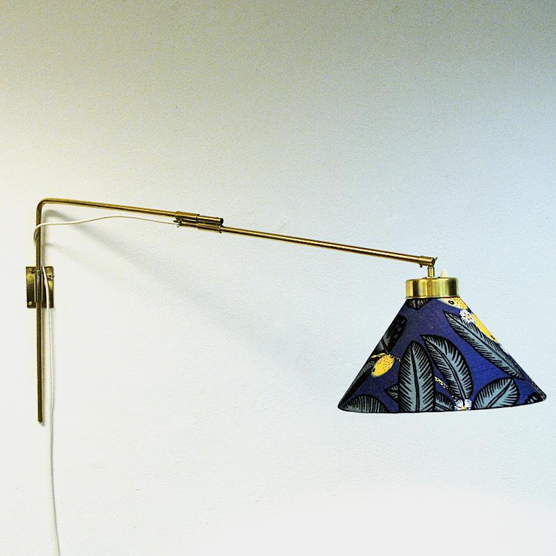 Brass Wall Lamp Model 2582 by Josef Frank for Svenskt Tenn, Sweden, 1950s