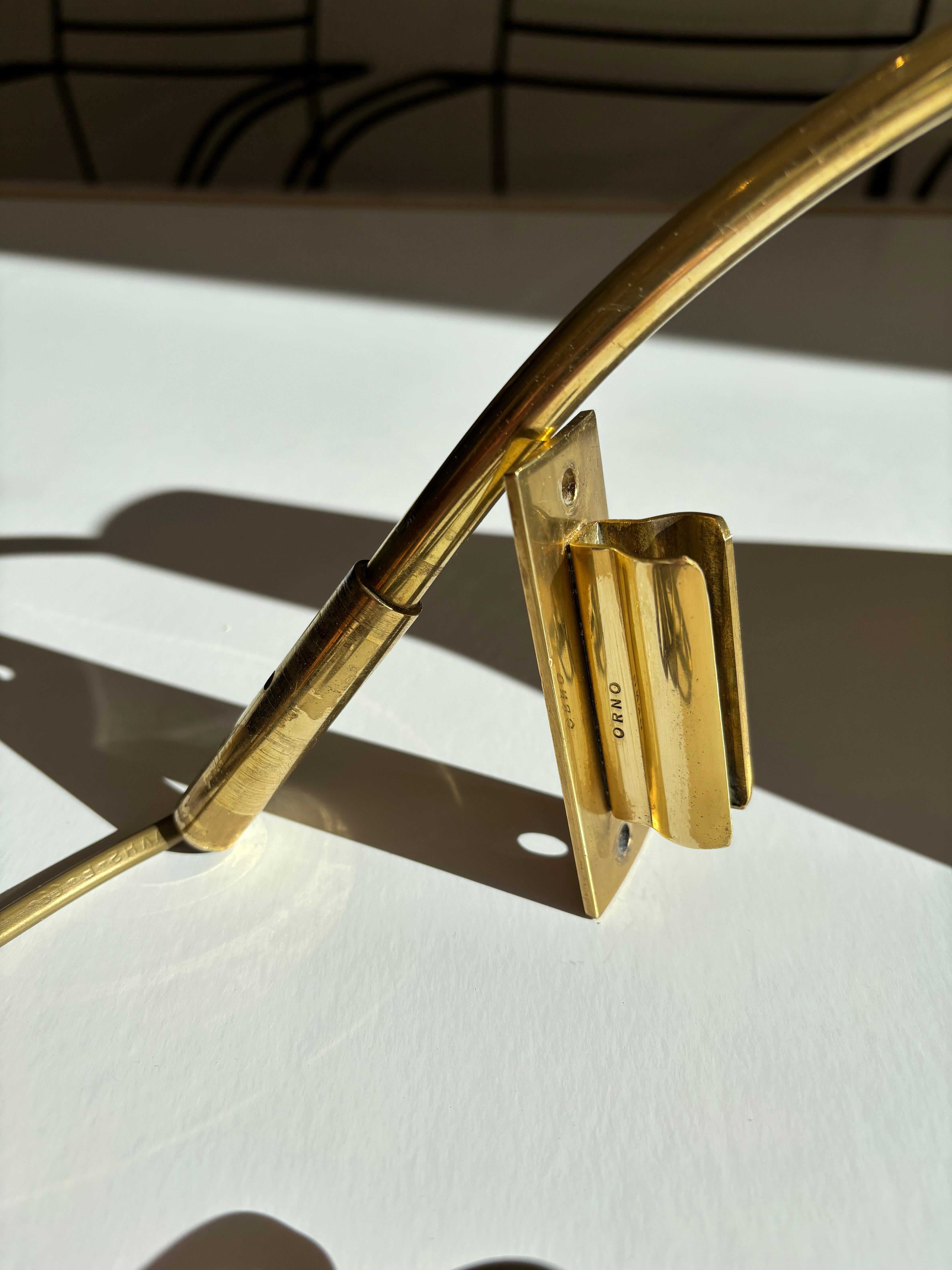 Wall lamp model “50-055” by Lisa Johansson-Pape for Orno OY For Sale 5