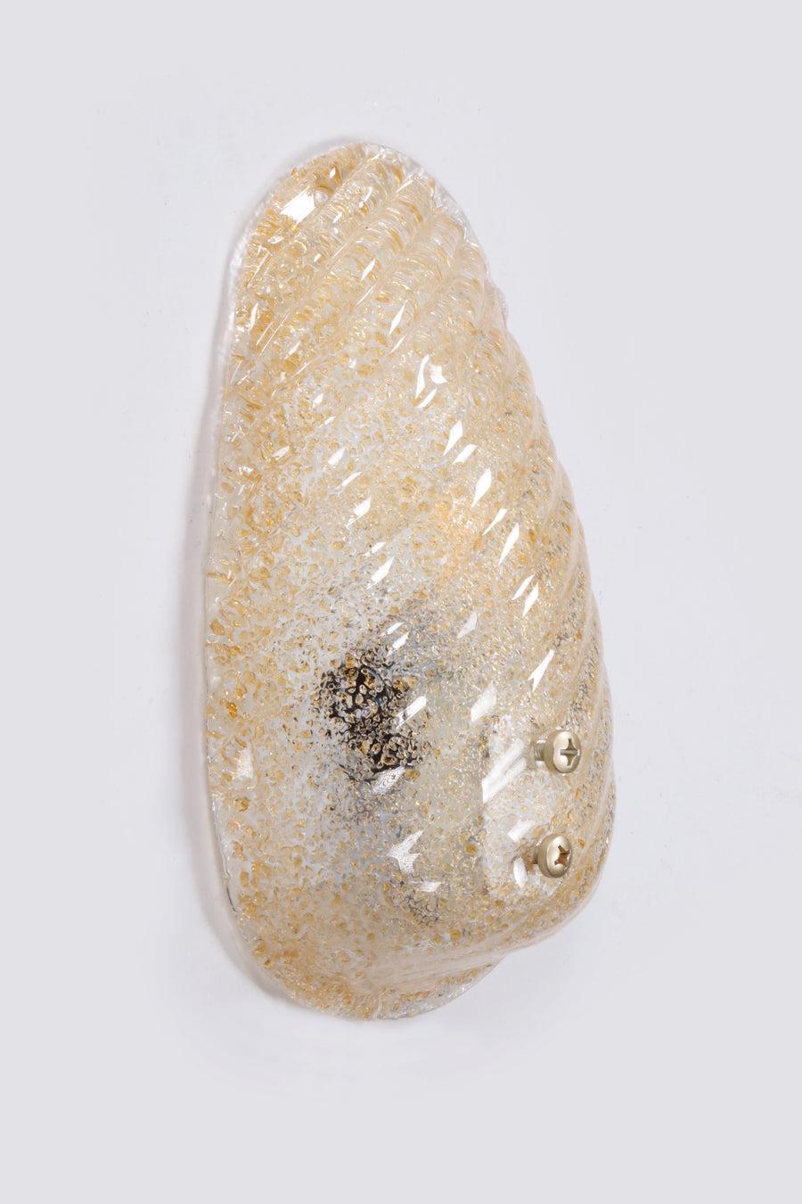 Lámpara de pared Modelo Shell Barovier & Toso, 1960, Italia Moderno de mediados de siglo en venta