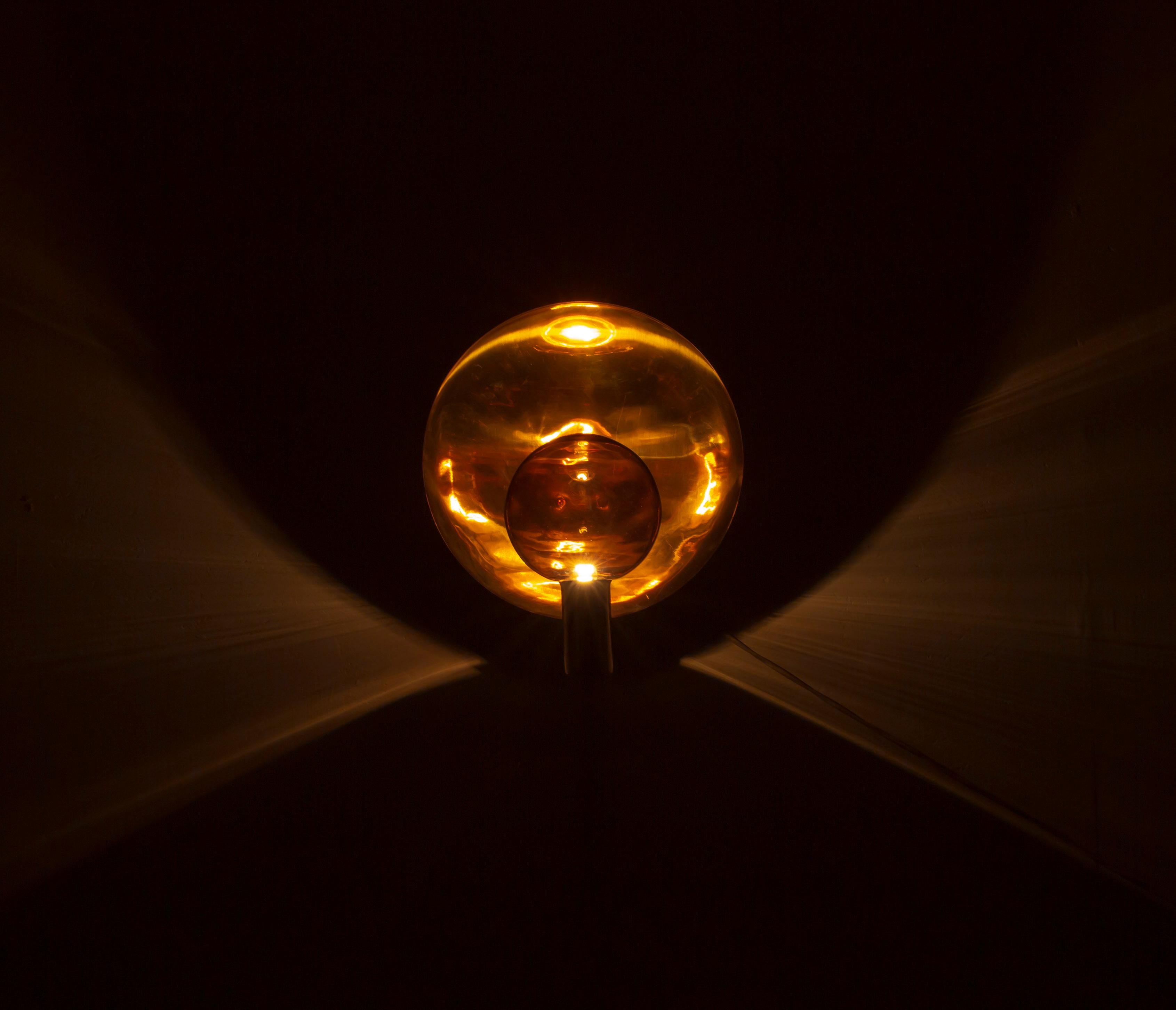 Laiton Lampe murale modèle V-180 de Hans-Agne Jakobsson, Suède, années 1960 en vente