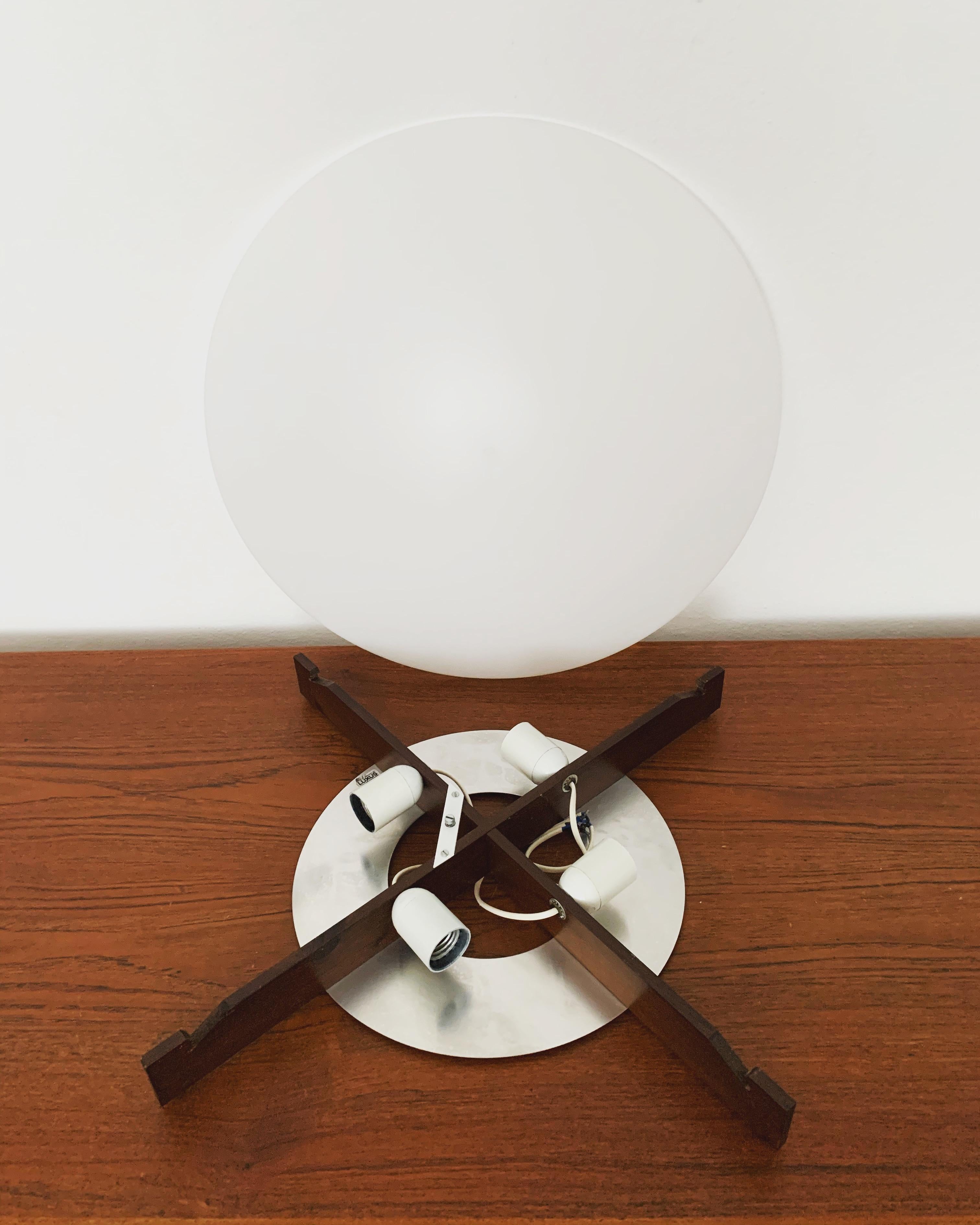  Wall Lamp or Flush Light by Uno and Östen Kristiansson for Luxus For Sale 4