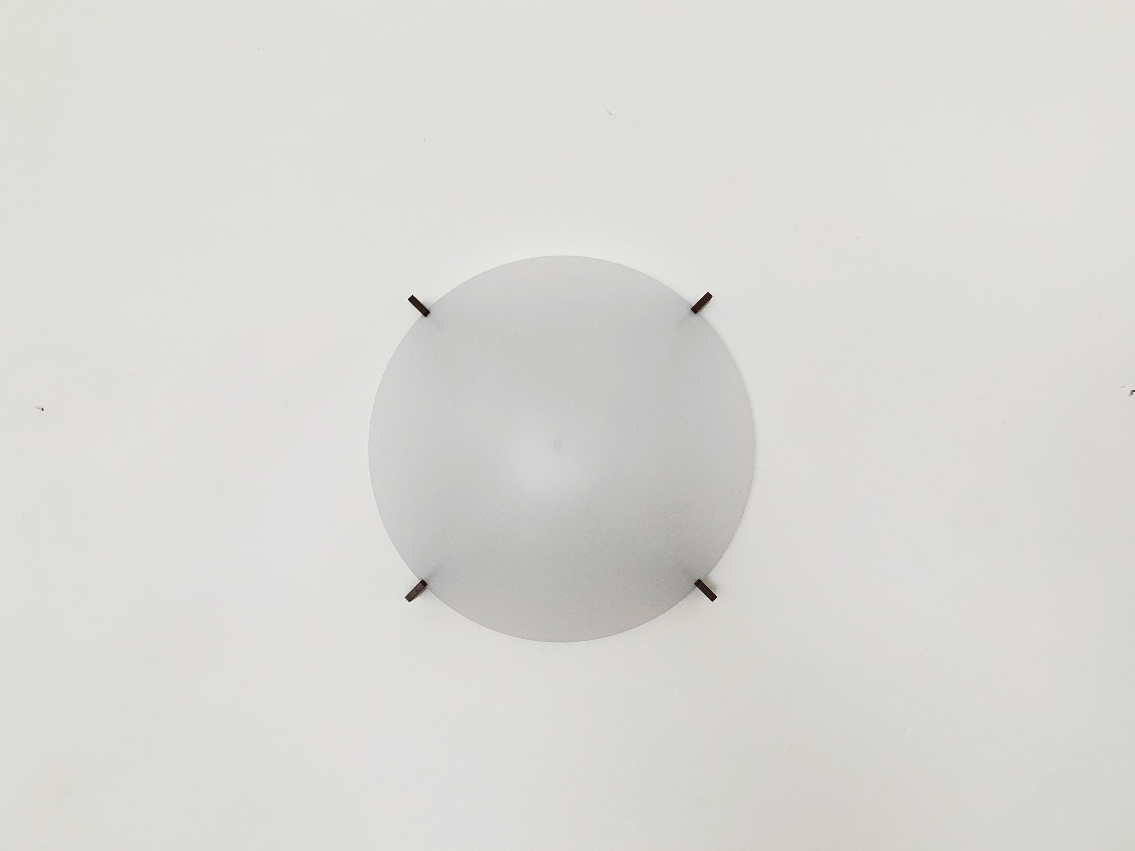 Scandinavian Modern  Wall Lamp or Flush Light by Uno and Östen Kristiansson for Luxus For Sale