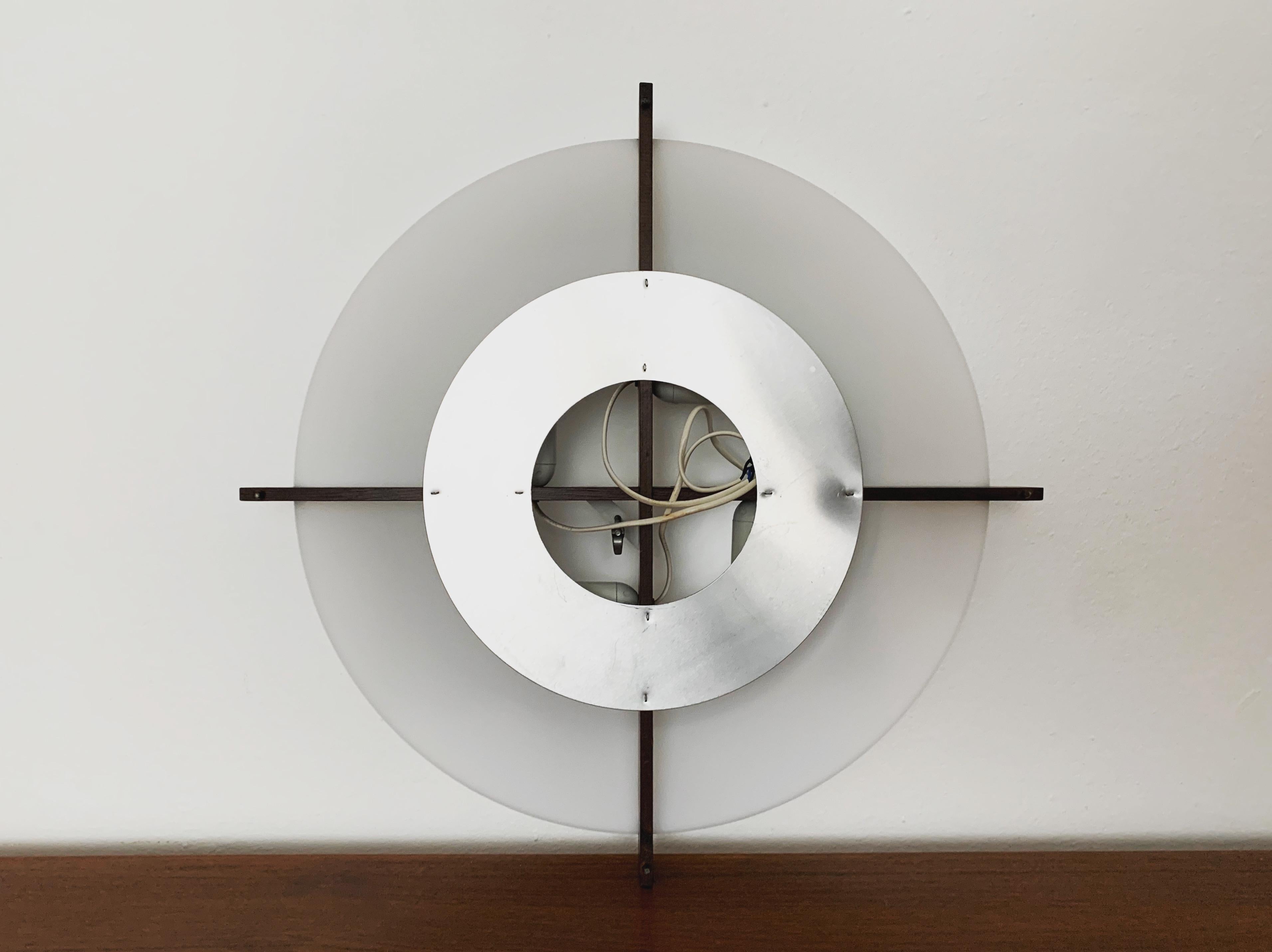  Wall Lamp or Flush Light by Uno and Östen Kristiansson for Luxus For Sale 2