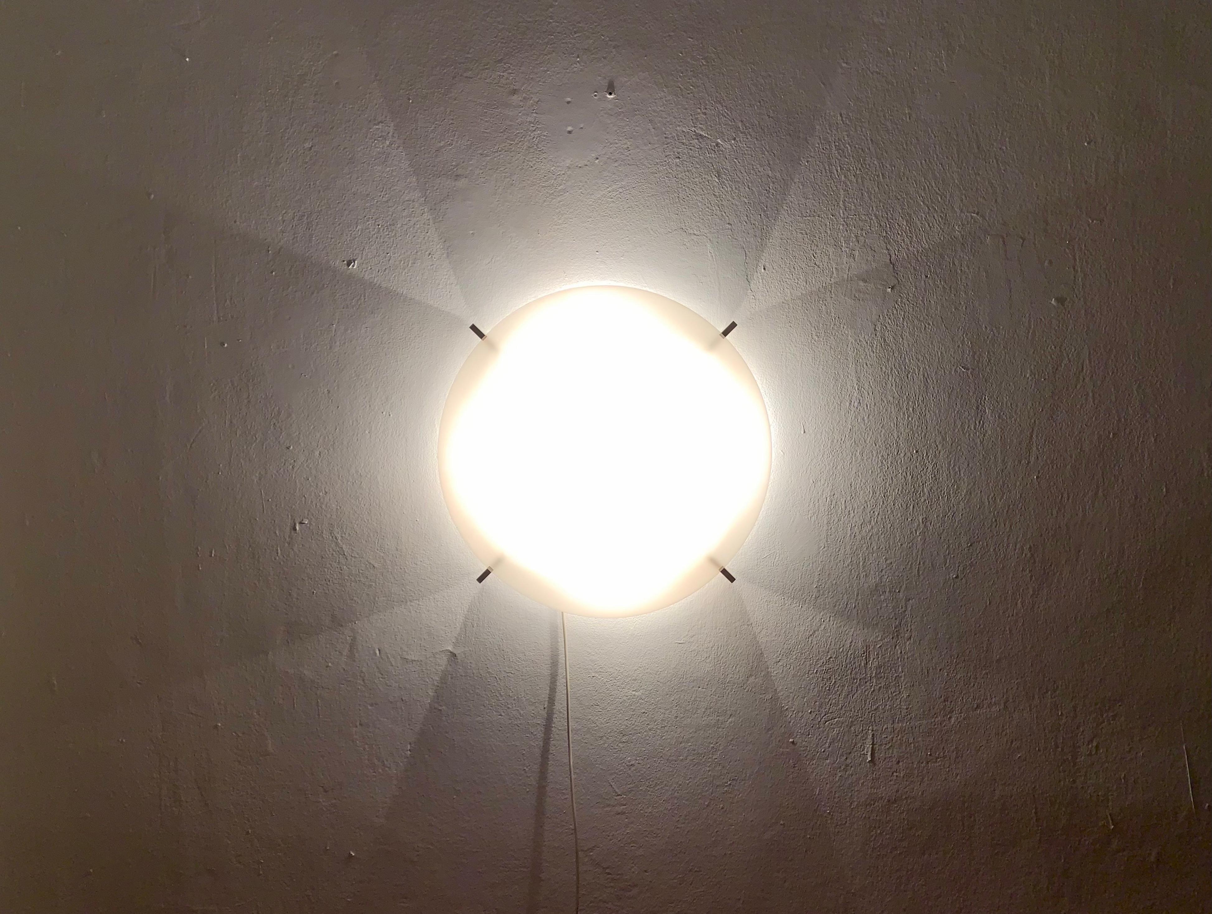  Wall Lamp or Flush Light by Uno and Östen Kristiansson for Luxus For Sale 2