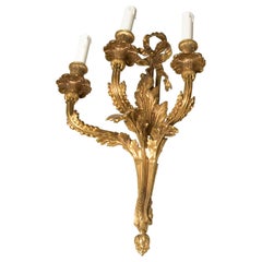 Wall Lamp or Light Fixture, Bronze, Early 20th Century
