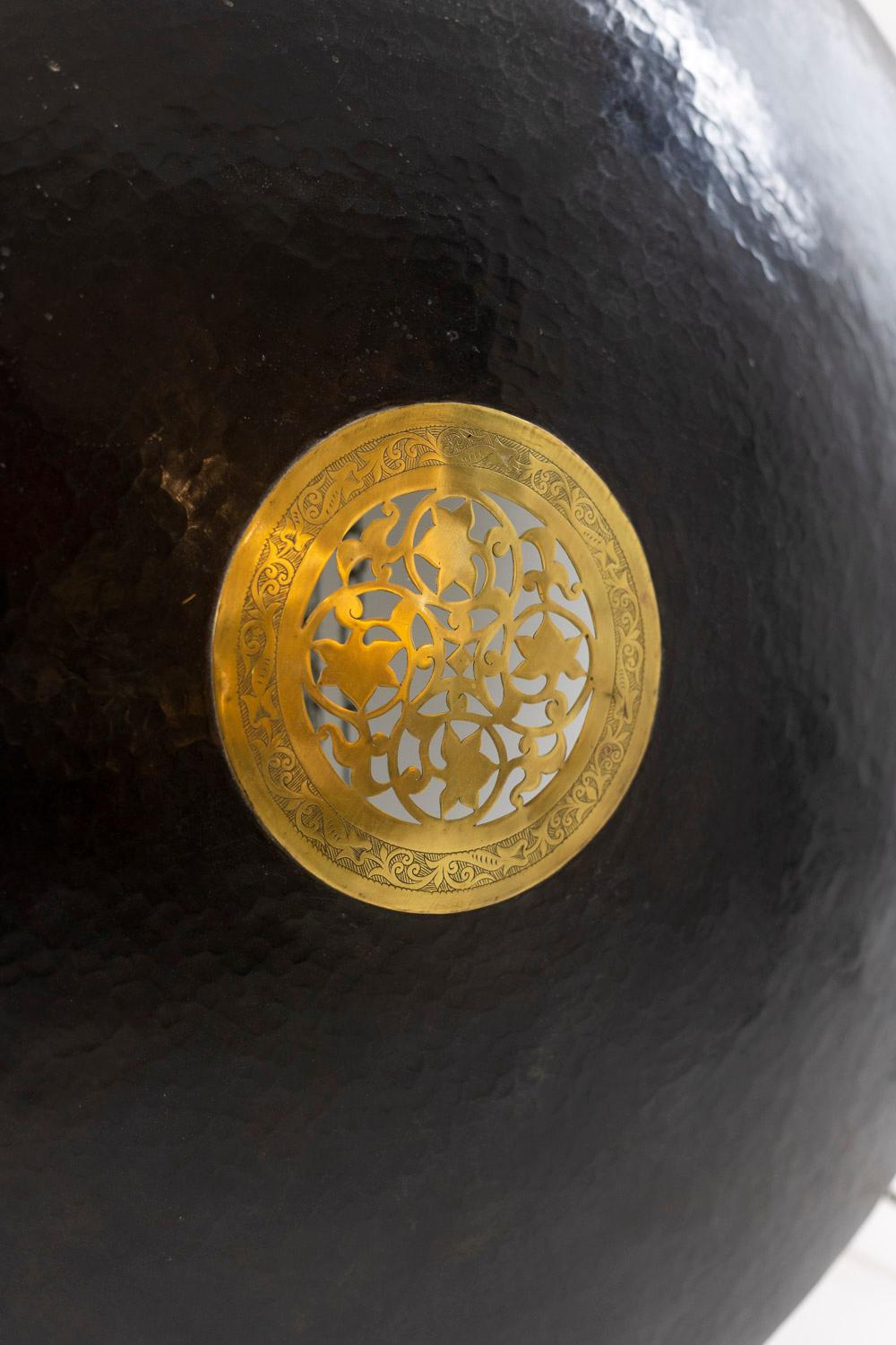 Wall Lamp, or Suspension, Moorish Style in Brass, 20th Century For Sale 4