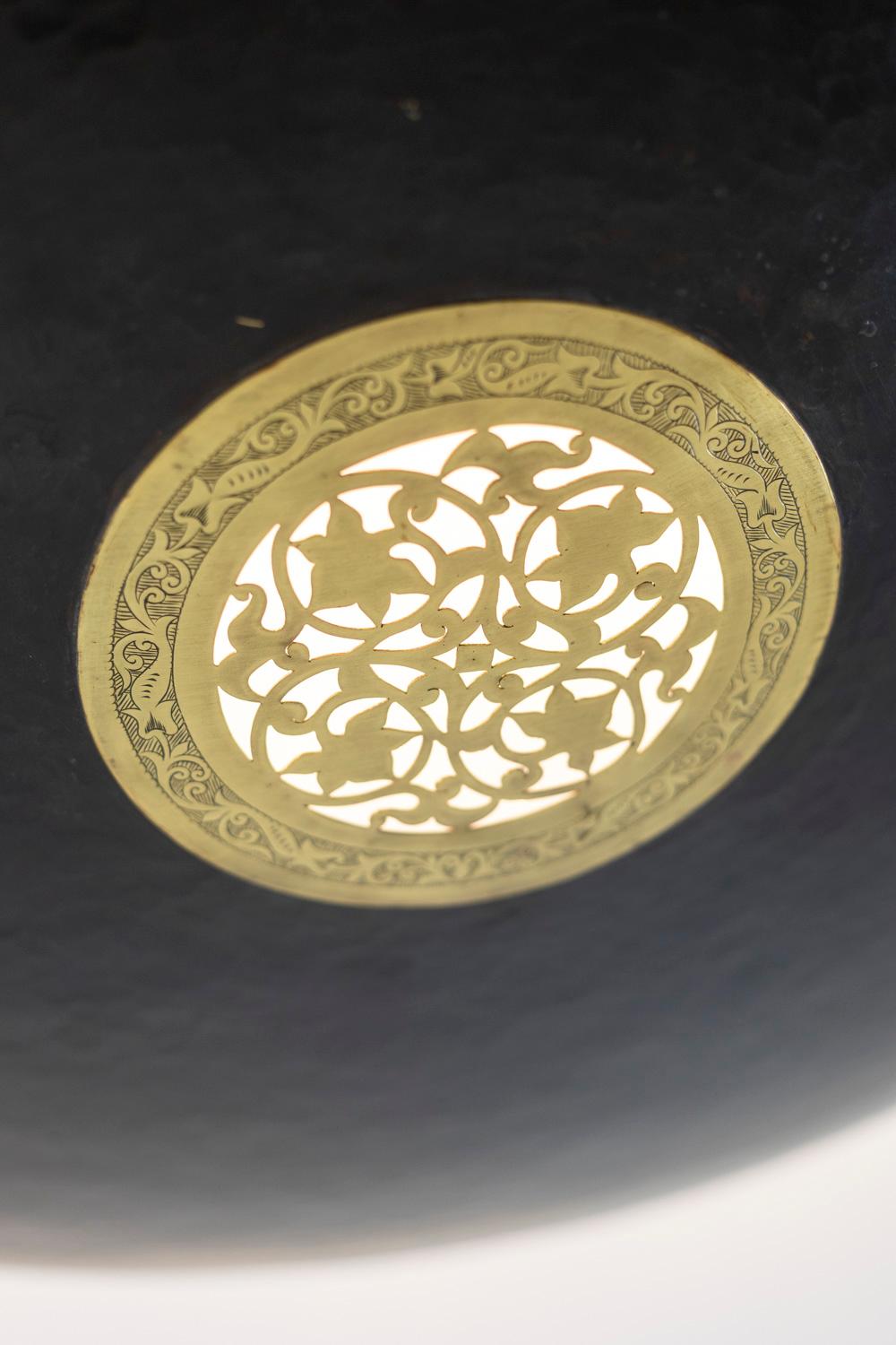 Wall Lamp, or Suspension, Moorish Style in Brass, 20th Century For Sale 5