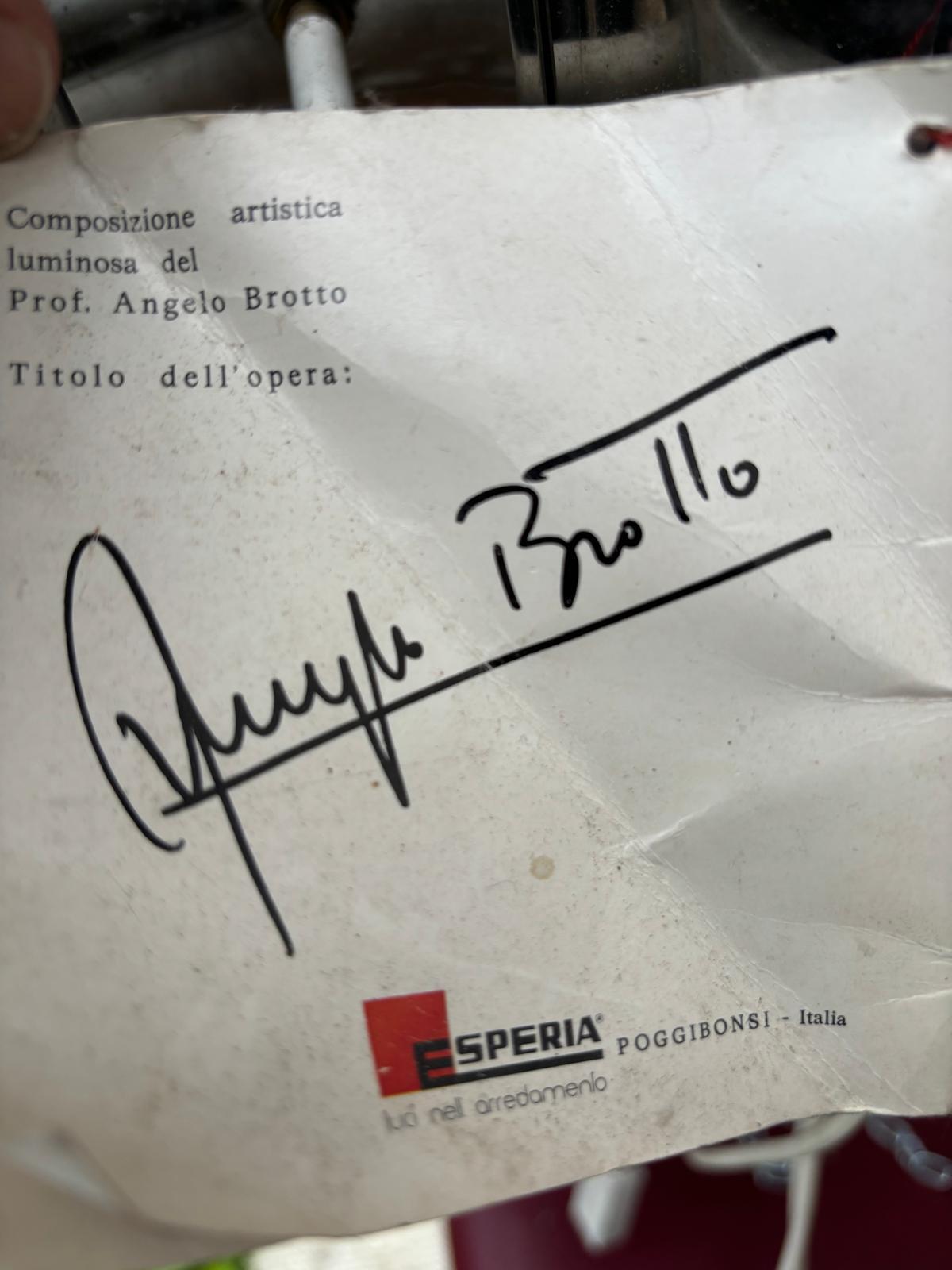 Lámpara de pared Modelo Quasar de Angelo Brotto para Esperia en venta 2