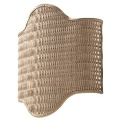 Wall Lamp Rattan Stephane Parmentier for Giobagnara Orion Applique