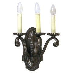 Antique Wall Lamp, Solid Brass