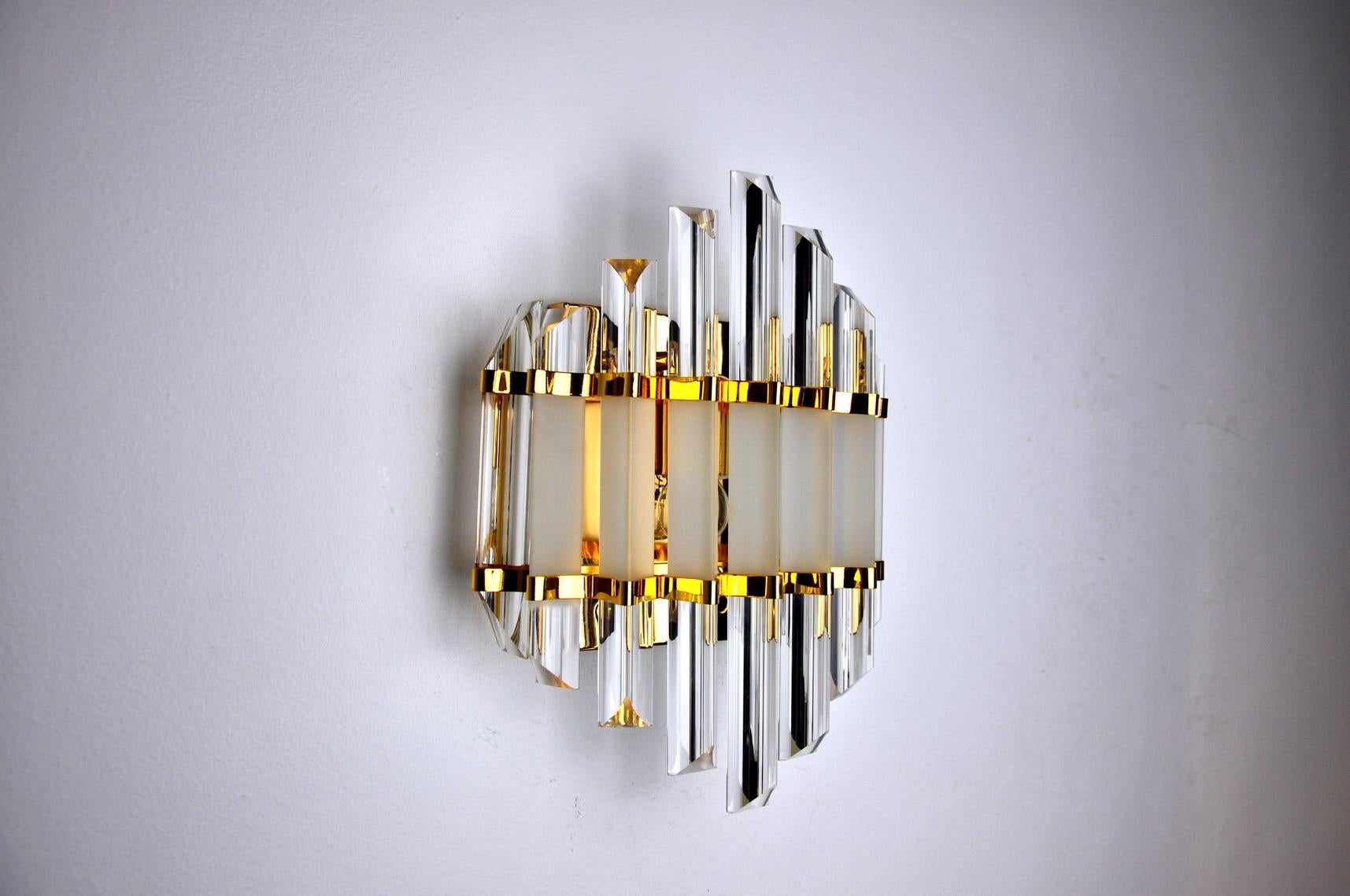 Lámpara de pared Venini Italia 1970 Italiano en venta