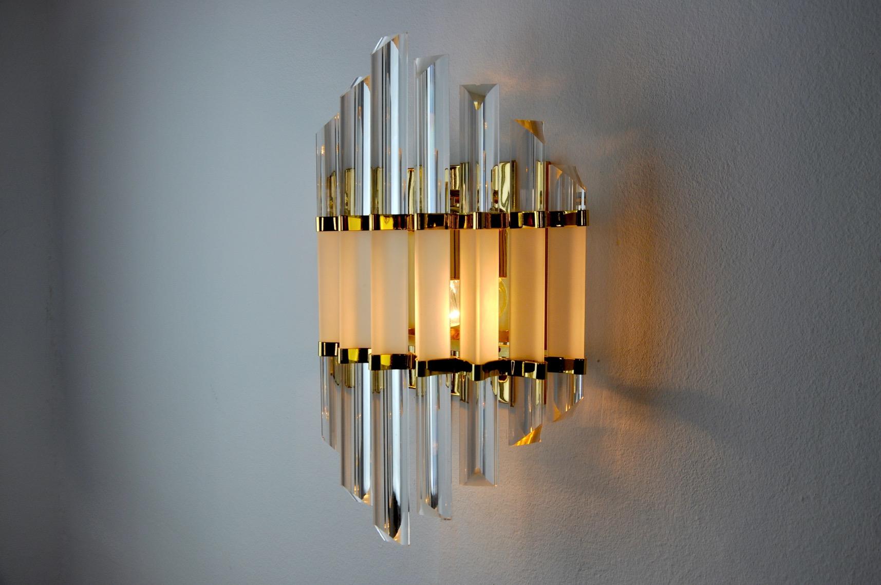 Wall Lamp Venini Italy 1970 In Good Condition For Sale In BARCELONA, ES