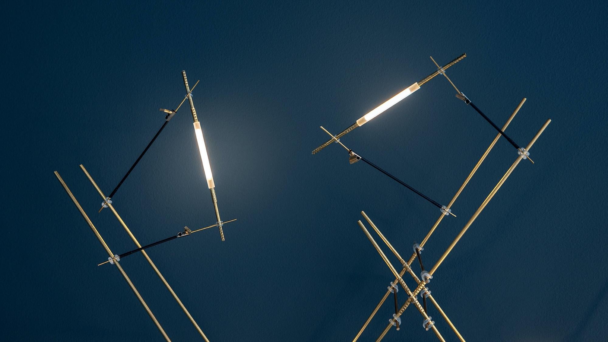 Italiano Lampada da parete con driver a spina LED Catellani & Smith Pòta! Ø 85 cm - 33,5 in in vendita