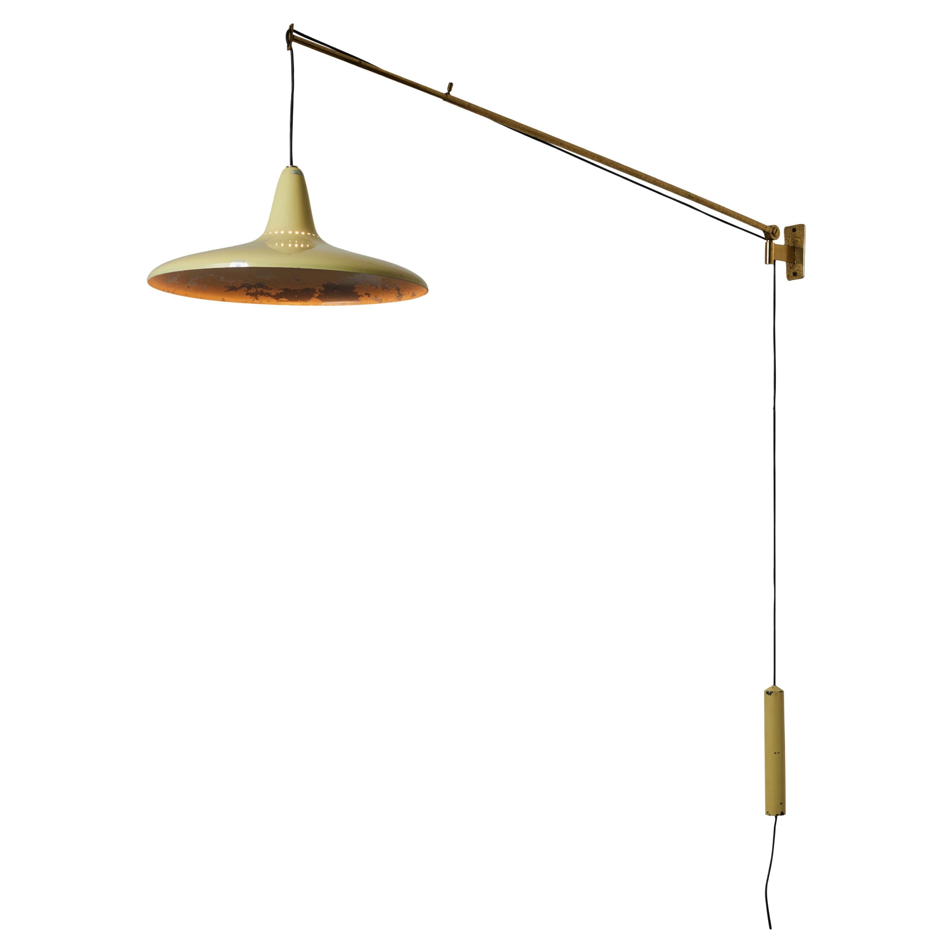 Wall Lamp with Pulley by Stilnovo For Sale
