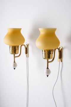 Lampes murales par Erik Tidstrand pour Nordiska Kompaniet (NK), Suède, années 1950