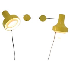 Wall Lamps by Josef Hůrka for Napako, 1960's