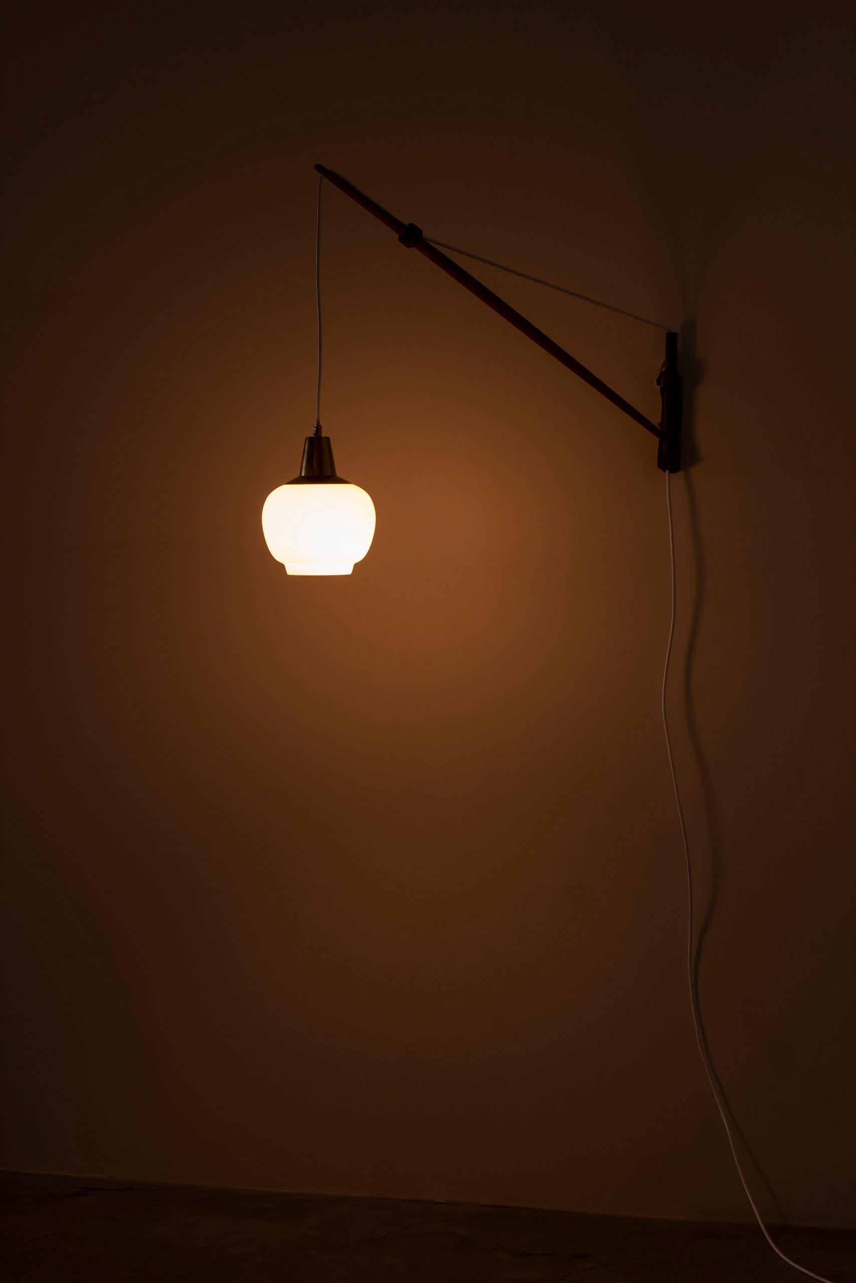 Wall lamps by O. Bank Larsen & Kjeld Iversen for Louis Poulsen, Denmark, 1950s For Sale 5