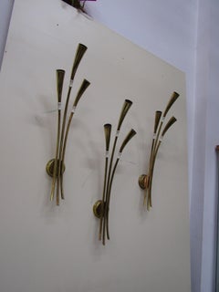 midcenturyWall Lamps by Oscar Torlasco for Lumi, Set of 3