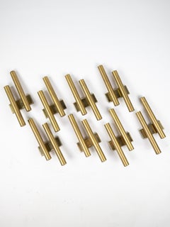 Wall lamps in brass designed by Gio Ponti for Candle circa 1960