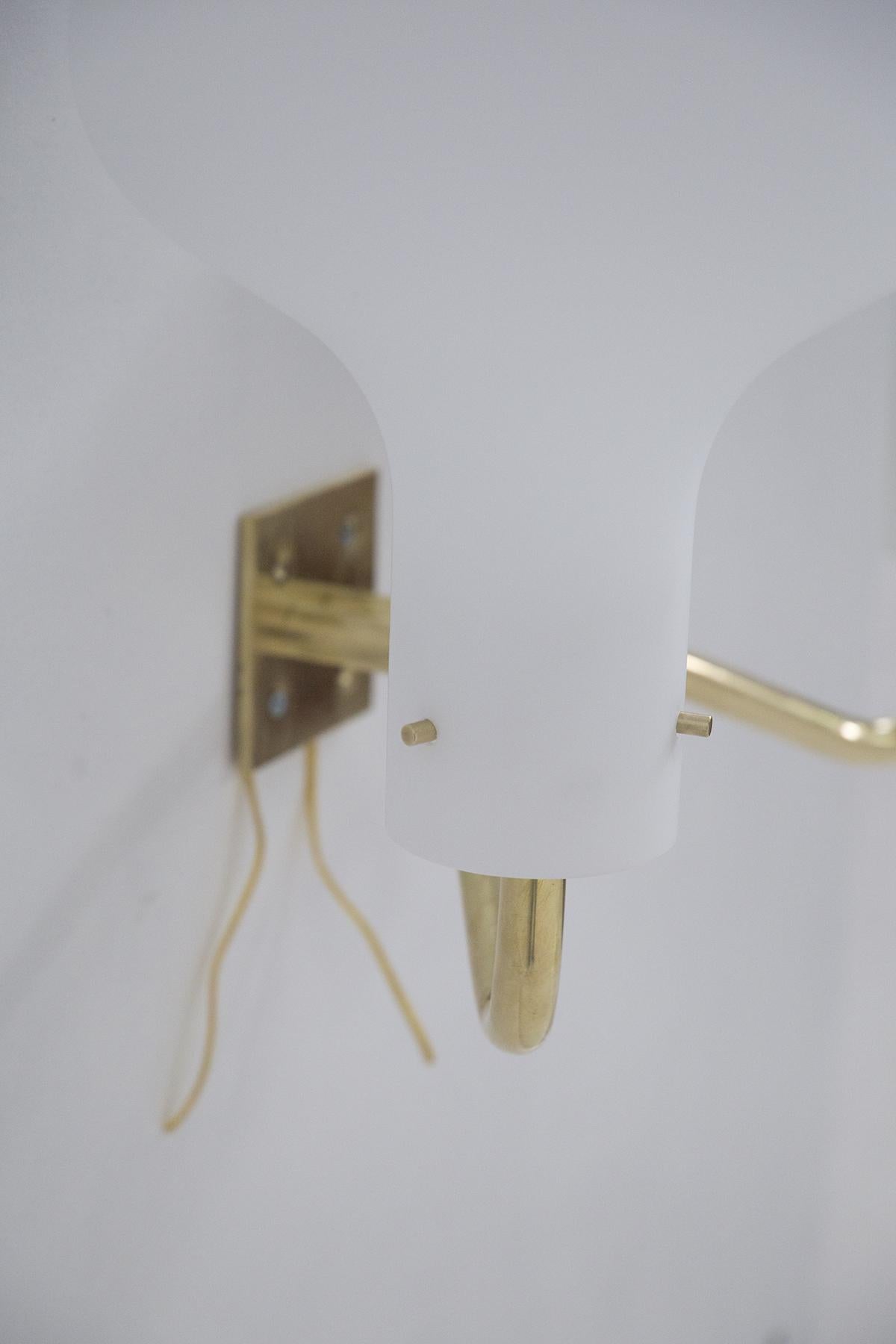 Wall Lamps in Gilded Brass by Ignazio Gardella for Azucena 3