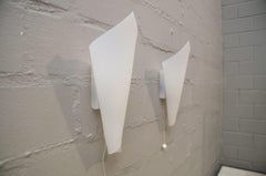 Lampes murales en plexiglas de Hanns Hoffmann-Lederer pour Heinz Hecht, 1954