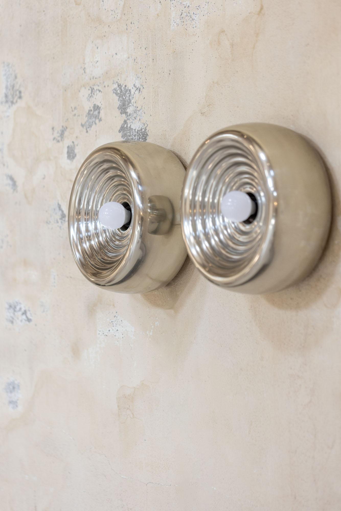 Italian Wall lamps mod. Splugen Brau by Achille & Piergiacomo Castiglioni for Flos