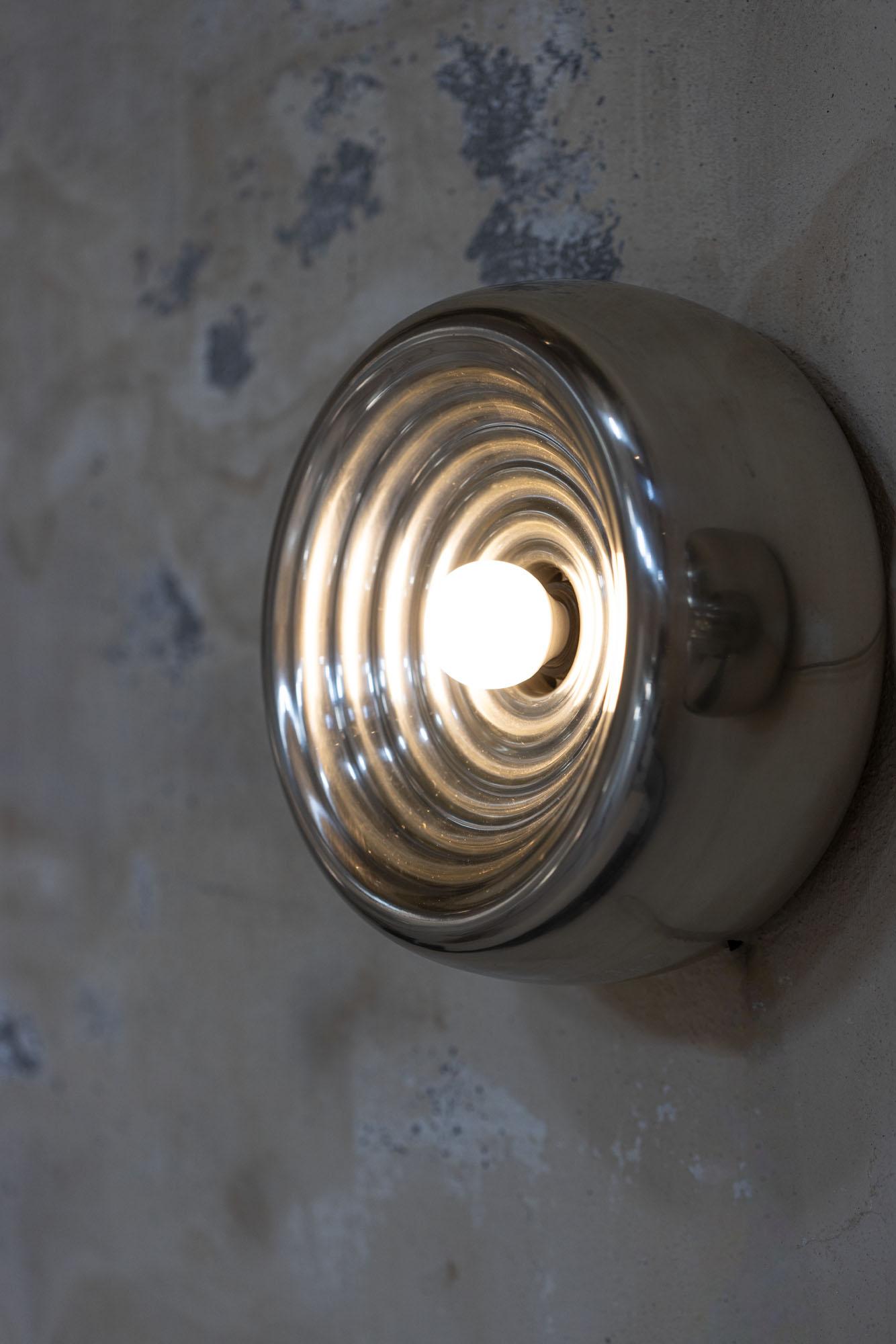 Aluminum Wall lamps mod. Splugen Brau by Achille & Piergiacomo Castiglioni for Flos