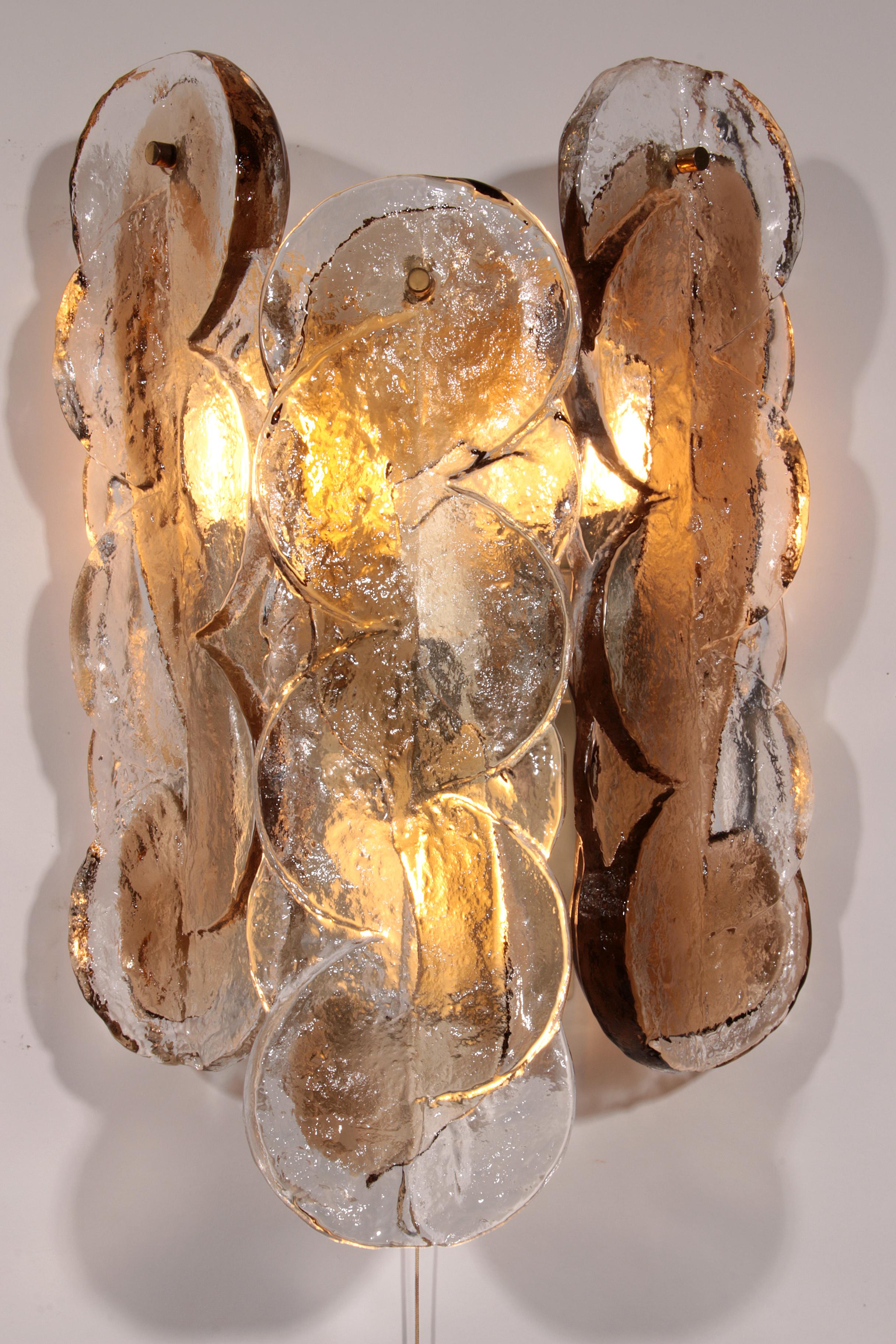 Milieu du XXe siècle Lampes murales modèle Citrus de Kalmar fabriquées par Franken KG. en vente