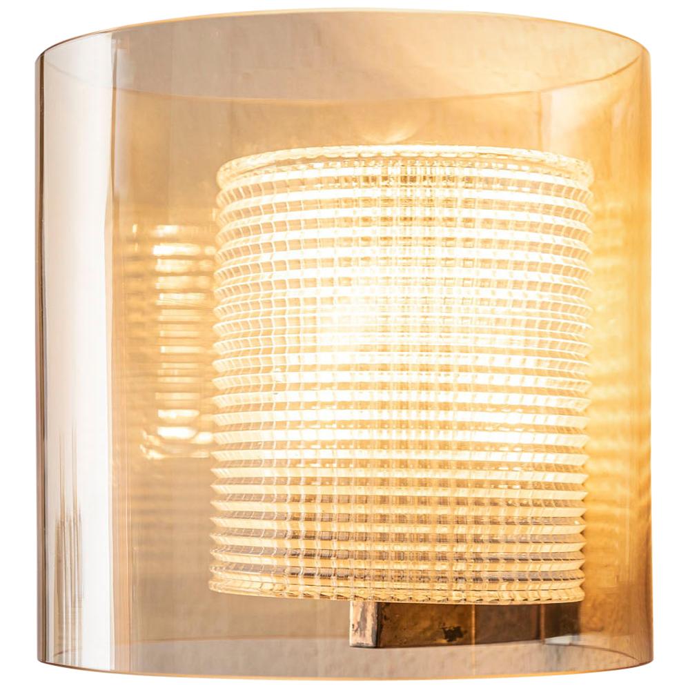 Wall Light Attributed to Carl Fagerlund for Orrefors For Sale