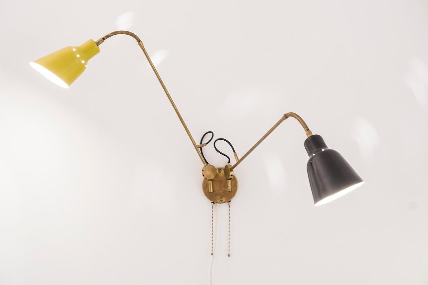 Mid-Century Modern Wall Light by Angelo Lelli, circa 1950 For Sale