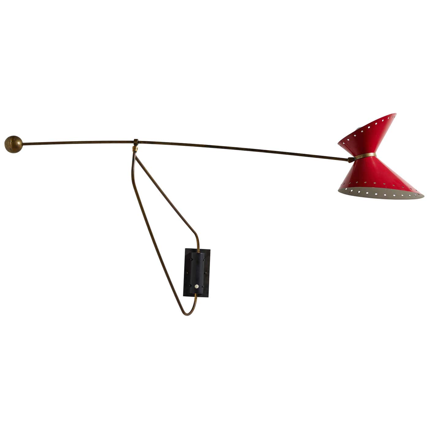 Wall Light by Robert Mathieu at 1stDibs
