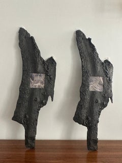 Lampada da parete Cast  Bronzo e ametista, Francia, 1970