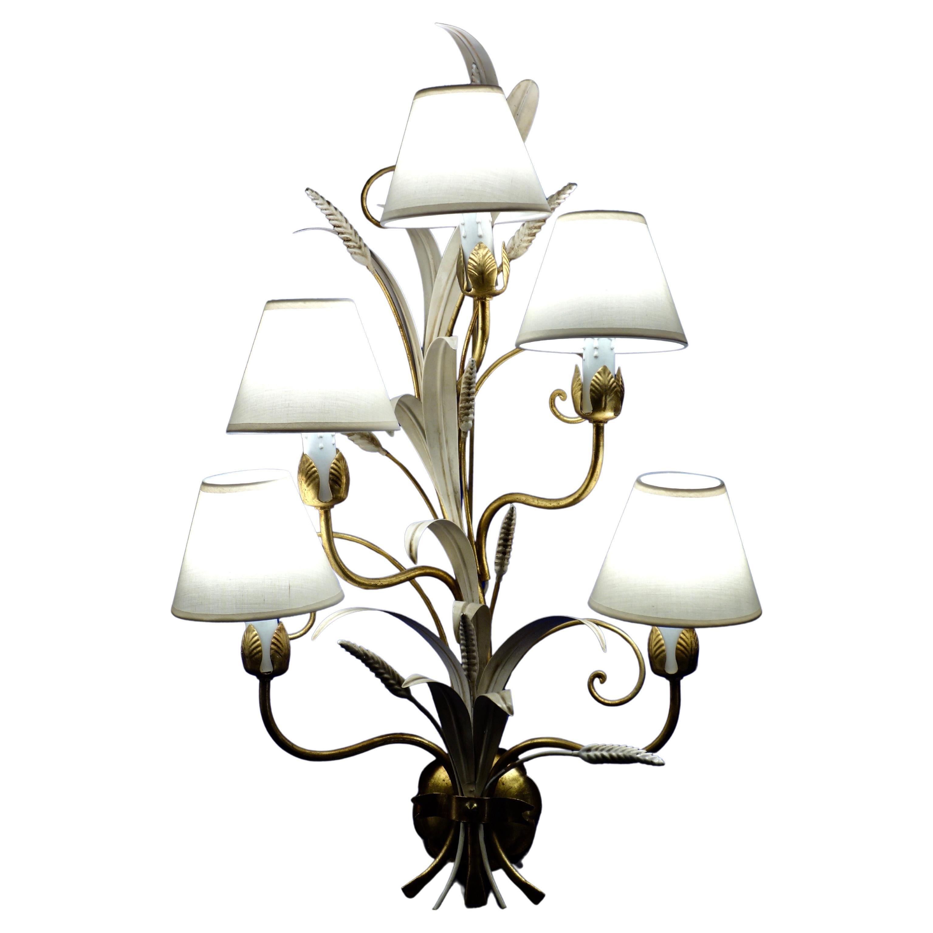Wall light "Ear of wheat" by Hans Kögl, Germany 1970's