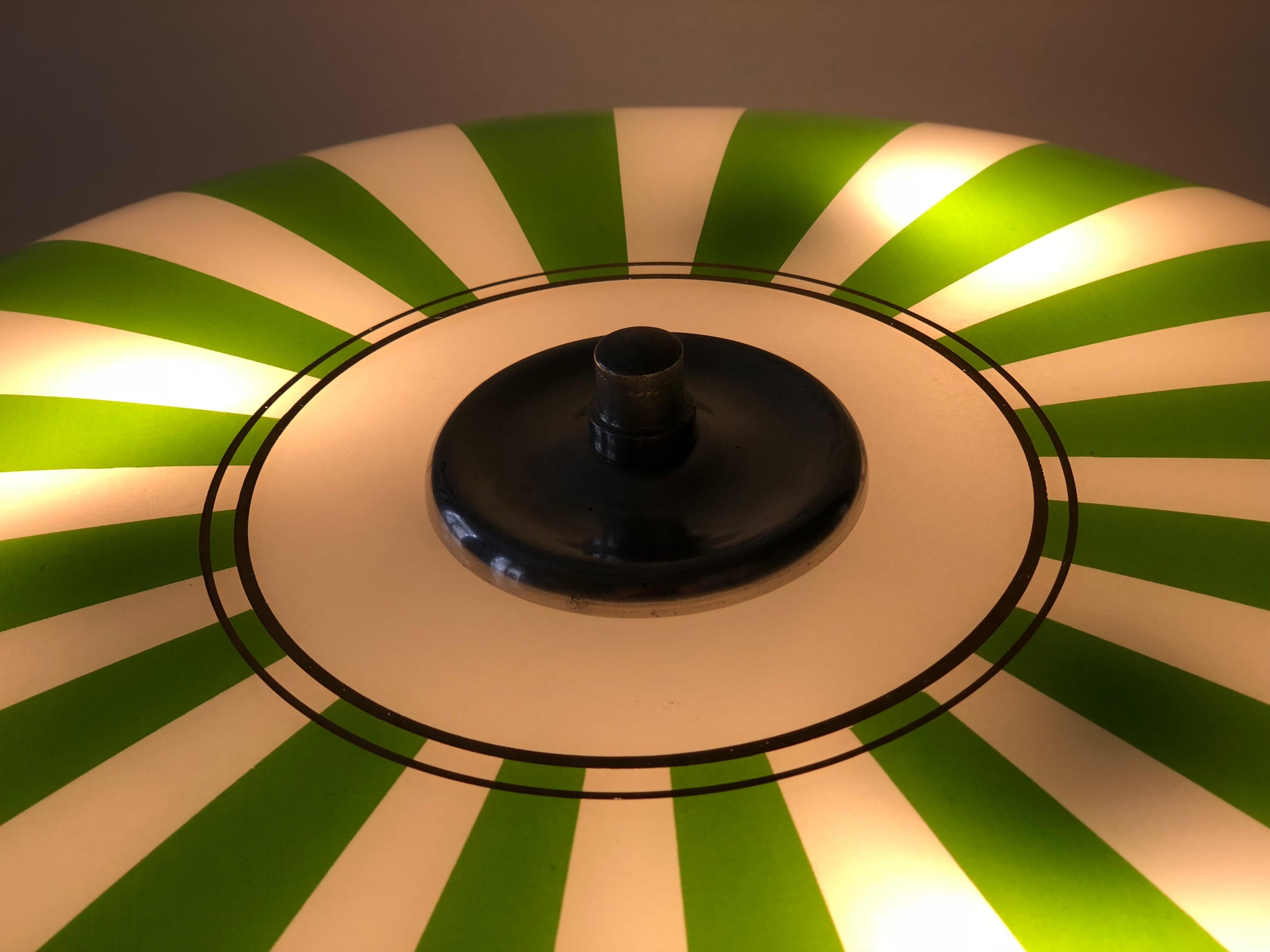 Czech Wall Light from Designfornication with Vintage Midcentury Glass Plate For Sale