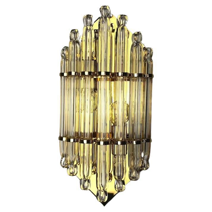 Wall Light from Venini, Italy, 1970s For Sale