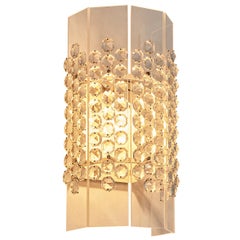 Retro Wall Light in Lucite and Glass 