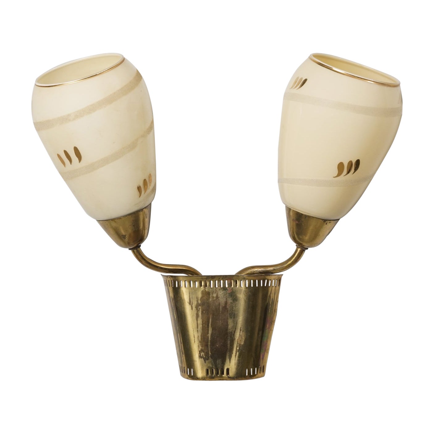 Aplique de pared al estilo de Paavo Tynell, Finlandia, años 50 en venta