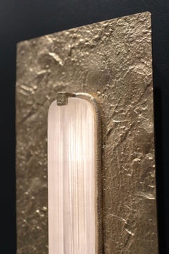 Applique Jewell, bronzo fuso con selenite, Cinabre Gallery