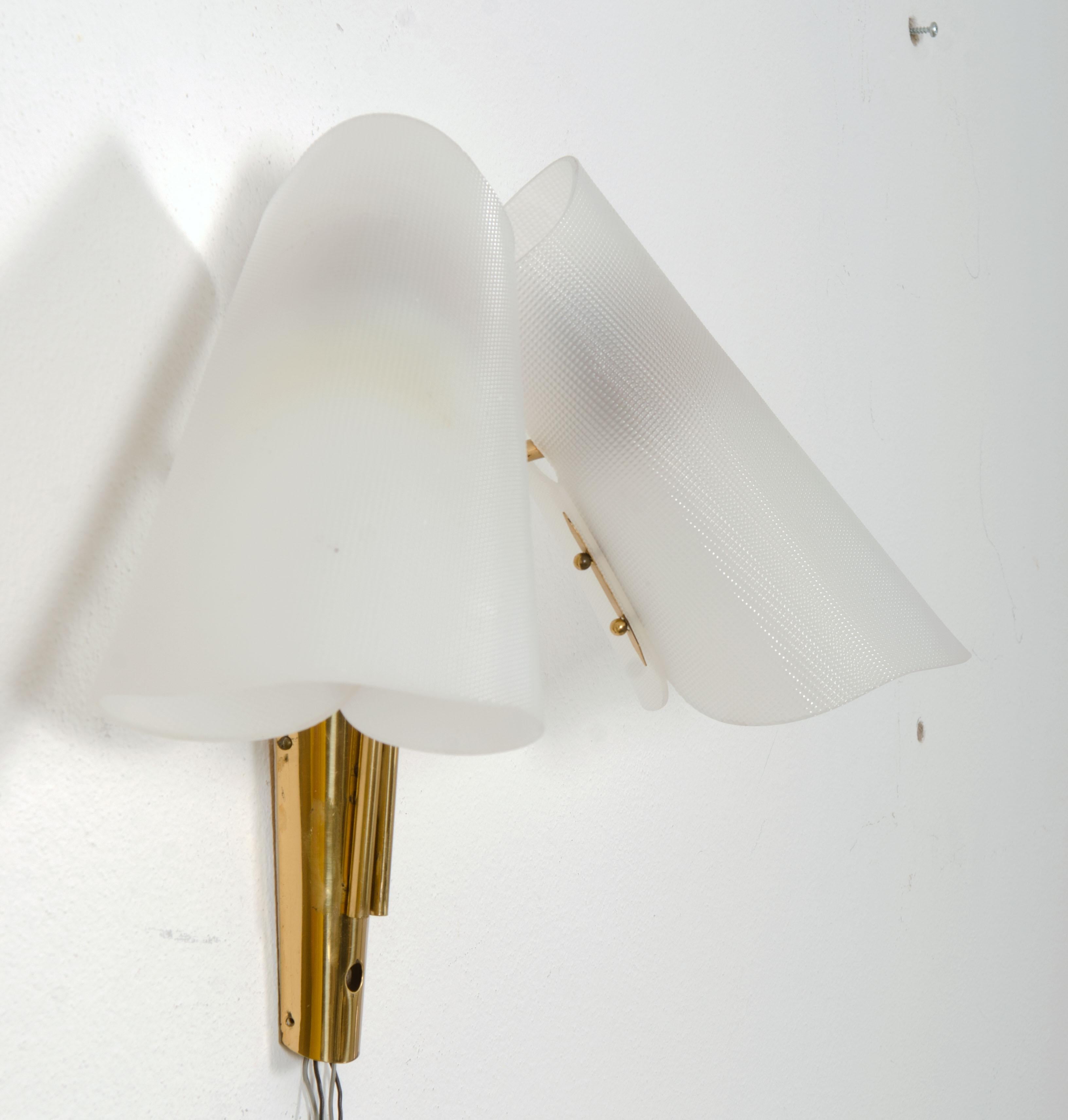 Mid-Century Modern Wall Light Lucite Sconce by J.T. Kalmar For Sale