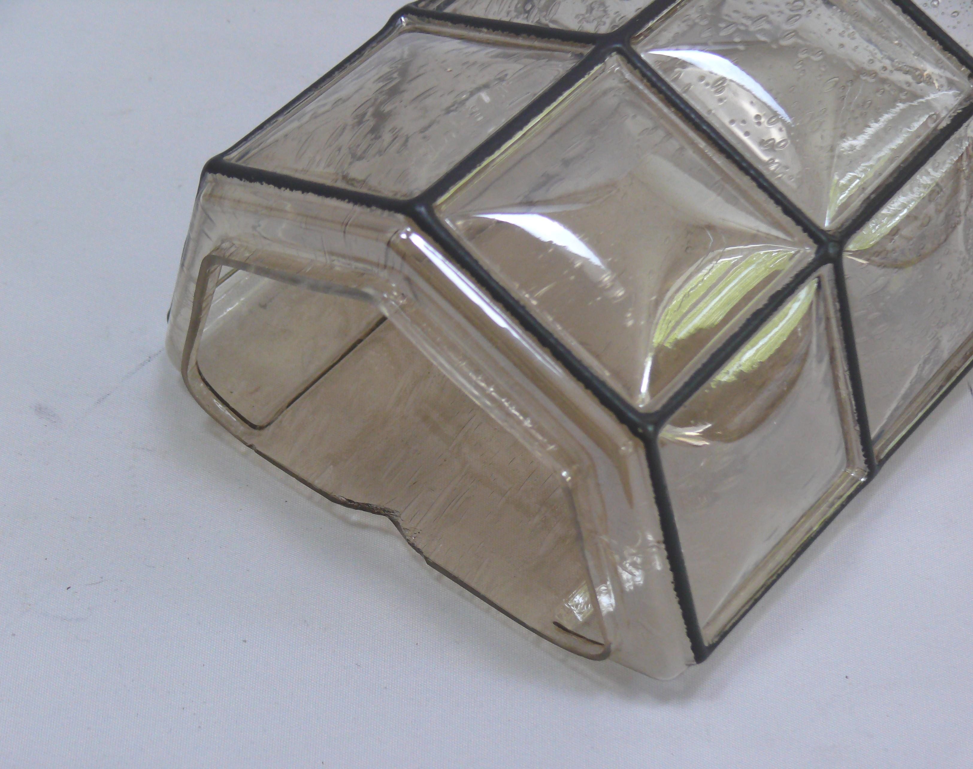 Applique murale fabriquée par Glashütte Limburg, Design/One, années 1970 en vente 2