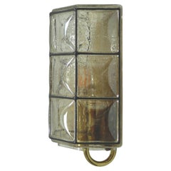 Wall Light Made by Glashütte Limburg, Ironring Design, 1970s