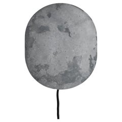 Wall Light, Made from Grey Oxidised Metal, Contemporary Piece.
