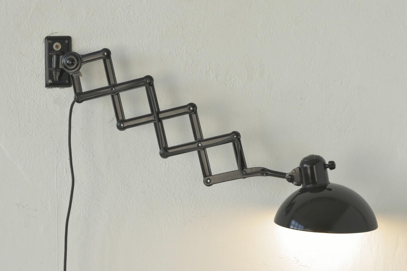 Wall Light Model 6718 by Christian Dell for Kaiser & Co, Germany - 1935 For Sale 2