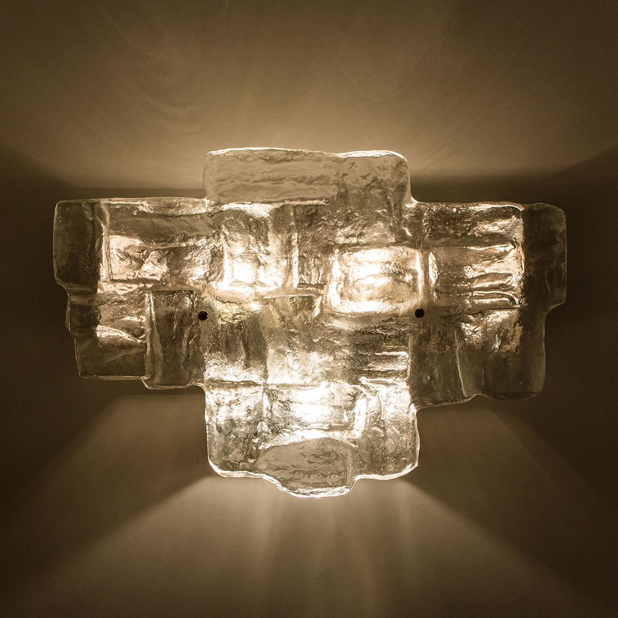 Wall Light or Sconce, Manufactured by J.T. Kalmar Austria in the 1970s 2