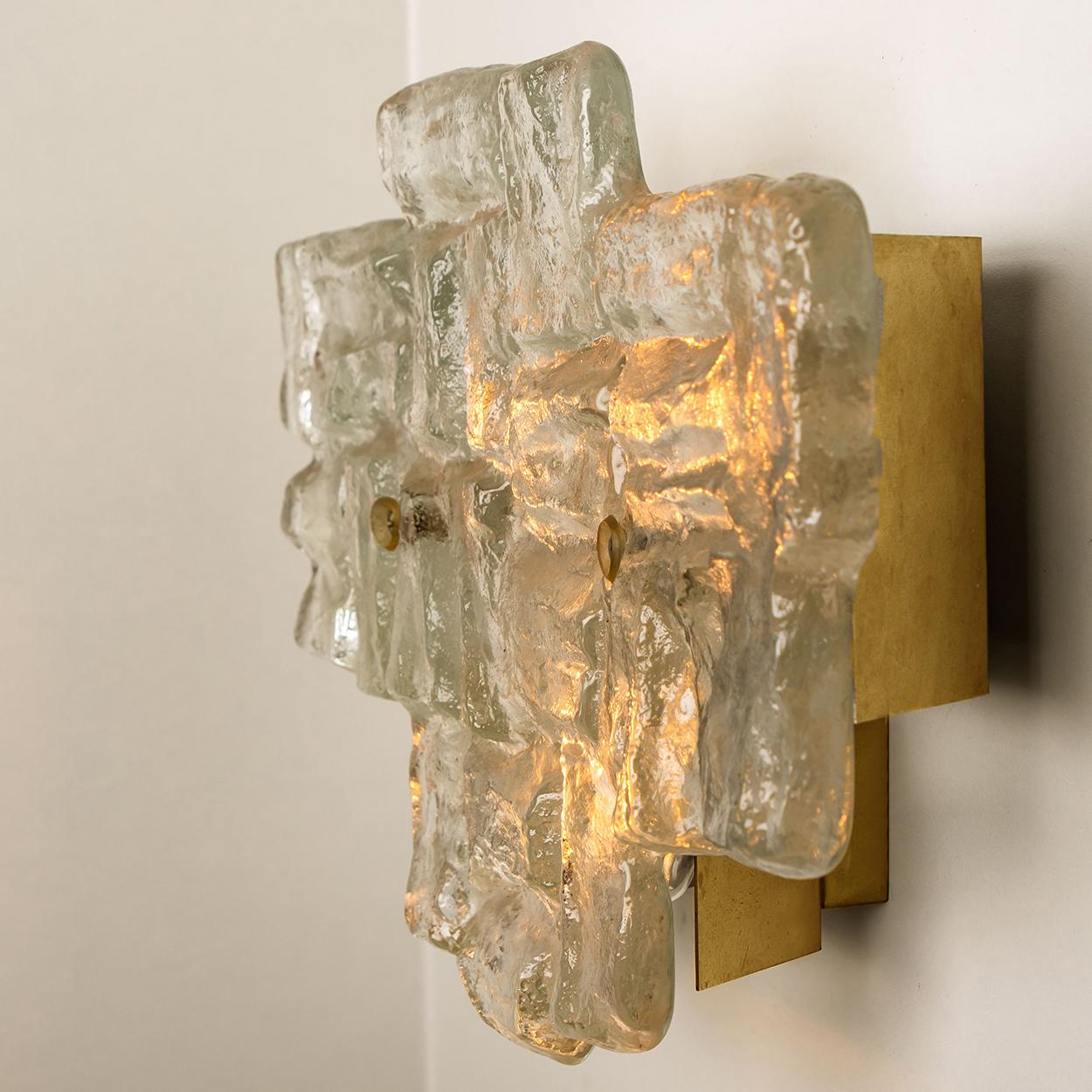 Wall Light or Sconce, Manufactured by J.T. Kalmar Austria in the 1970s In Good Condition In Rijssen, NL